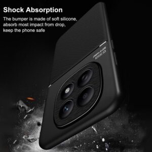 Xiaomi Redmi Note 15 Pro+ 5G/ Poco M8 Pro 5G Classic Tilt Strip Grain Magnetic PC Hybrid TPU Blue-Θήκη Σκληρή