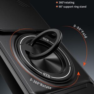 Xiaomi Redmi Note 15 Pro 4G Lens Sliding Window Multifunctional Magnetic Shockproof Red-Θήκη Σκληρή