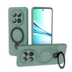 Xiaomi Redmi Note 15 5G Ring Shield MagSafe TPU with 360 Degree Rotating Holder Green-Θήκη Σκληρή