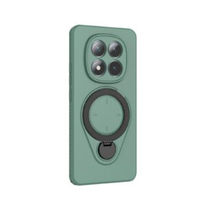 Xiaomi Redmi Note 15 5G Ring Shield MagSafe TPU with 360 Degree Rotating Holder Green-Θήκη Σκληρή