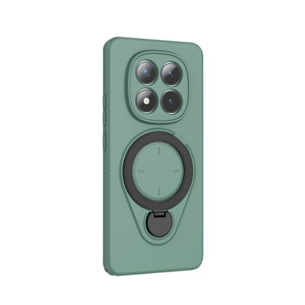 Xiaomi Redmi Note 15 5G Ring Shield MagSafe TPU with 360 Degree Rotating Holder Green-Θήκη Σκληρή