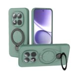 Xiaomi Redmi Note 15 Pro 5G Ring Shield MagSafe TPU with 360 Degree Rotating Holder Green-Θήκη Σκληρη