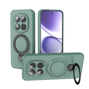 Xiaomi Redmi Note 15 Pro 5G Ring Shield MagSafe TPU with 360 Degree Rotating Holder Green-Θήκη Σκληρη