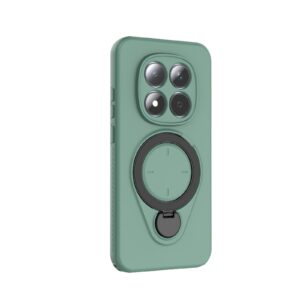 Xiaomi Redmi Note 15 Pro 5G Ring Shield MagSafe TPU with 360 Degree Rotating Holder Green-Θήκη Σκληρη