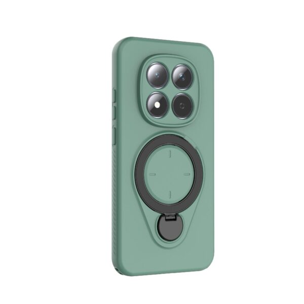 Xiaomi Redmi Note 15 Pro 5G Ring Shield MagSafe TPU with 360 Degree Rotating Holder Green-Θήκη Σκληρη