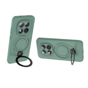 Xiaomi Redmi Note 15 Pro 5G Ring Shield MagSafe TPU with 360 Degree Rotating Holder Green-Θήκη Σκληρη