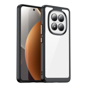 Xiaomi Redmi Note 15 Pro 4G G Colorful Series Acrylic Hybrid TPU Black-Θήκη Σιλικόνης