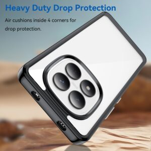 Xiaomi Redmi Note 15 Pro 4G G Colorful Series Acrylic Hybrid TPU Black-Θήκη Σιλικόνης