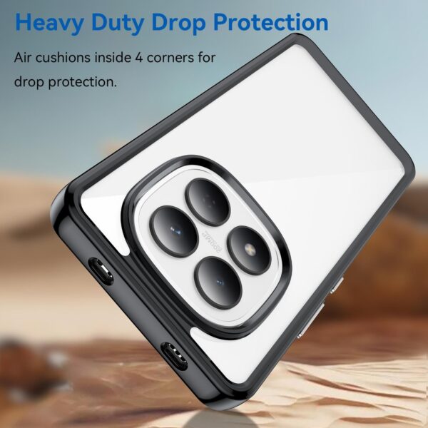 Xiaomi Redmi Note 15 Pro 4G G Colorful Series Acrylic Hybrid TPU Black-Θήκη Σιλικόνης