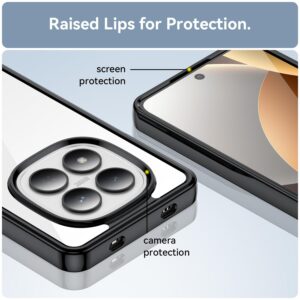 Xiaomi Redmi Note 15 Pro 4G G Colorful Series Acrylic Hybrid TPU Black-Θήκη Σιλικόνης