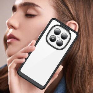 Xiaomi Redmi Note 15 Pro 4G G Colorful Series Acrylic Hybrid TPU Black-Θήκη Σιλικόνης