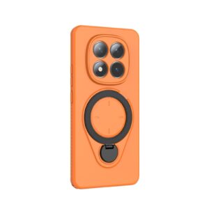 Xiaomi Redmi Note 15 5G Ring Shield MagSafe TPU with 360 Degree Rotating Holder Orange-Θήκη Σκληρή