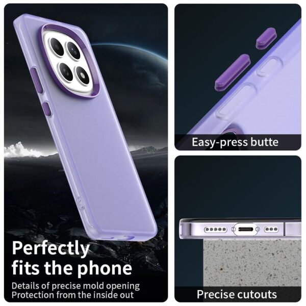 Xiaomi Redmi Note 15 5G / 4G Candy PC Hybrid TPU Shockproof Purple-Θήκη Σιλικόνης