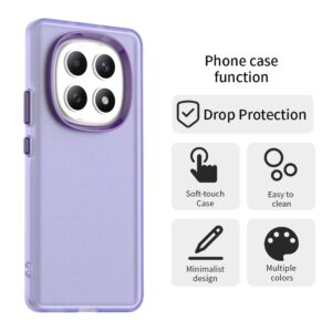 Xiaomi Redmi Note 15 5G / 4G Candy PC Hybrid TPU Shockproof Purple-Θήκη Σιλικόνης