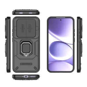 Xiaomi Redmi Note 15 Pro 5G Sliding Camshield TPU + PC Shockproof with Holder Black-Θήκη Σκληρή