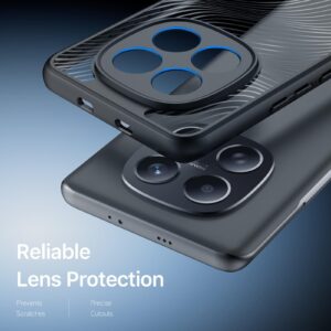 Dux Ducis Xiaomi Redmi Note 15 4G / 5G Series TPU + PC Frosted Feel Black-Θήκη Σιλικόνης