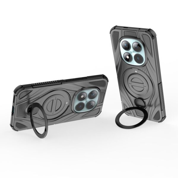 Xiaomi Redmi Note 15 Pro+ 5G Star Ring Metallic Pivot Bracket Magnetic Black-Θήκη Σκληρή