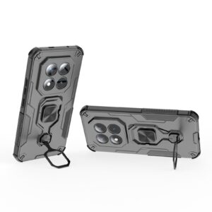 Xiaomi Redmi Note 15 Pro+ 5G Metal Kickstand TPU Hybrid PC Black-Θήκη Σκληρή