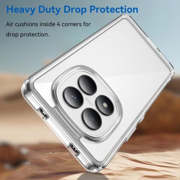 Xiaomi Redmi Note 15 Pro 4G Colorful Series Acrylic Hybrid TPU-Θήκη Σιλικόνης Διάφανη