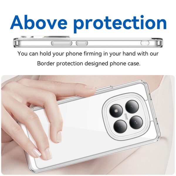 Xiaomi Redmi Note 15 Pro 4G Colorful Series Acrylic Hybrid TPU-Θήκη Σιλικόνης Διάφανη