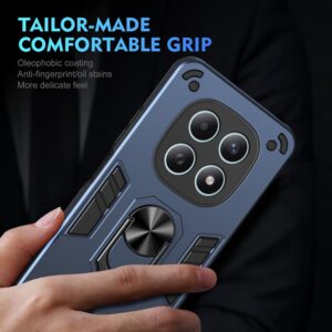 Xiaomi Redmi Note 15 5G / 4G / Poco M8 5G Shockproof Metal Ring Holder Blue-Θήκη Σκληρή