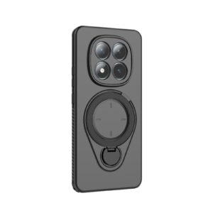 Xiaomi Redmi Note 15 5G Ring Shield MagSafe TPU with 360 Degree Rotating Holder Black-Θήκη Σιλικόνης