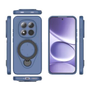 Xiaomi Redmi Note 15 Pro 5G Ring Shield MagSafe TPU with 360 Degree Rotating Holder Blue-Θήκη Σκληρή
