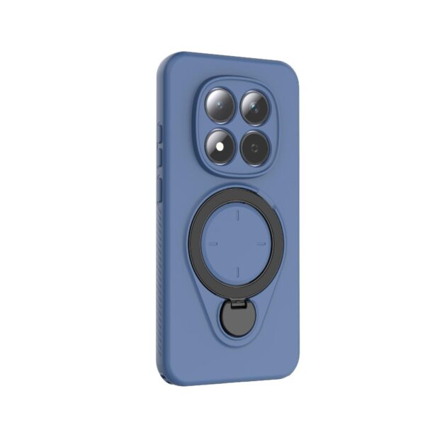 Xiaomi Redmi Note 15 Pro 5G Ring Shield MagSafe TPU with 360 Degree Rotating Holder Blue-Θήκη Σκληρή