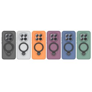 Xiaomi Redmi Note 15 Pro 5G Ring Shield MagSafe TPU with 360 Degree Rotating Holder Blue-Θήκη Σκληρή