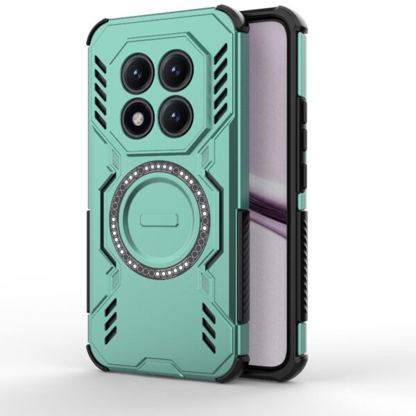 Xiaomi Redmi Note 15 Pro+ 5G Butterfly Armor MagSafe Magnetic Ring Shockproof Light Green-Θήκη Σκληρή