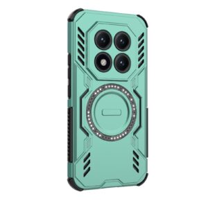 Xiaomi Redmi Note 15 Pro+ 5G Butterfly Armor MagSafe Magnetic Ring Shockproof Light Green-Θήκη Σκληρή