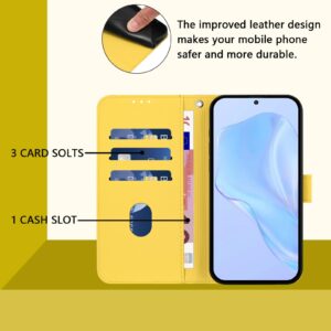 Xiaomi Redmi Note 15 Pro 5G Skin Feel Solid Color Leather with Lanyard Lemon Yellow-Θήκη Βιβλίο