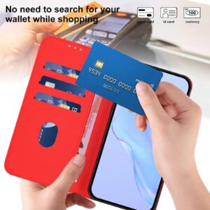 Xiaomi Redmi Note 15 Pro 5G Skin Feel Solid Color Leather with Lanyard Red-Θήκη Βιβλίο