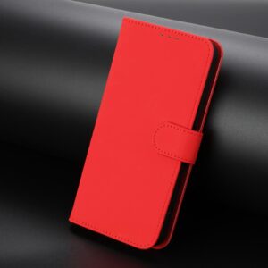 Xiaomi Redmi Note 15 Pro 5G Skin Feel Solid Color Leather with Lanyard Red-Θήκη Βιβλίο