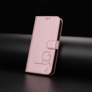 Xiaomi Redmi Note 15 Pro 5G Litter Panda Embossing RFID Leather with Lanyard Pink-Θήκη Βιβλίο