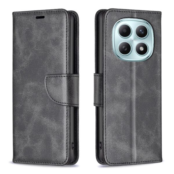 Binfen Xiaomi Redmi Note 15 5G Lambskin Texture Pure Color Flip Leather Black-Θήκη Βιβλίο