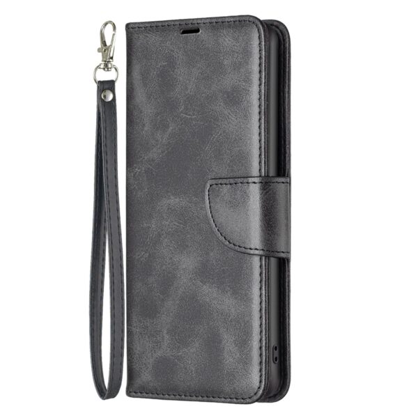 Binfen Xiaomi Redmi Note 15 5G Lambskin Texture Pure Color Flip Leather Black-Θήκη Βιβλίο