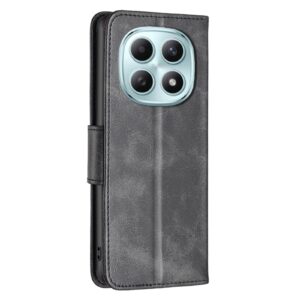 Binfen Xiaomi Redmi Note 15 5G Lambskin Texture Pure Color Flip Leather Black-Θήκη Βιβλίο