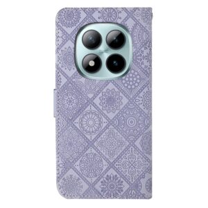 Xiaomi Redmi Note 15 Pro 5G Ethnic Style Embossed Pattern Leather Purple-Θήκη Βιβλίο