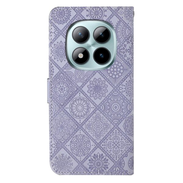 Xiaomi Redmi Note 15 Pro 5G Ethnic Style Embossed Pattern Leather Purple-Θήκη Βιβλίο