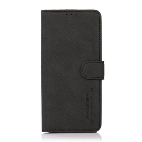 Khazneh Xiaomi Redmi Note 15 Pro 4G Matte Texture Leather Black-Θήκη Βιβλίο Khazneh Xiaomi Redmi Note 15 Pro 4G Matte Texture Leather Black-Θήκη Βιβλίο