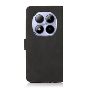 Khazneh Xiaomi Redmi Note 15 Pro 4G Matte Texture Leather Black-Θήκη Βιβλίο