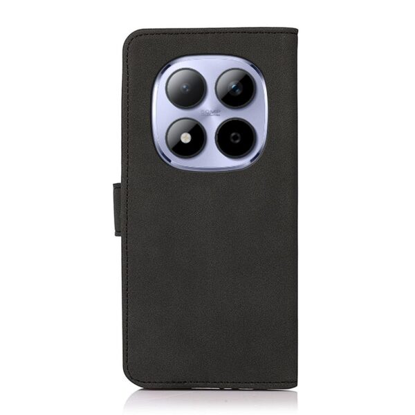 Khazneh Xiaomi Redmi Note 15 Pro 4G Matte Texture Leather Black-Θήκη Βιβλίο