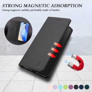 Xiaomi Redmi Note 15 Pro 5G Dual-Folded Magnetic Suction RFID Leather Black-Θήκη Βιβλίο