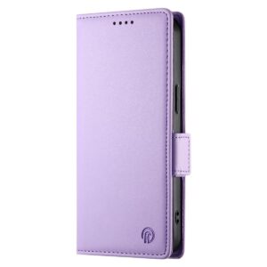 Xiaomi Redmi Note 15 Pro 4G Side Buckle Magnetic Frosted Leather Purple-Θήκη Βιβλίο