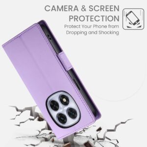 Xiaomi Redmi Note 15 Pro 4G Side Buckle Magnetic Frosted Leather Purple-Θήκη Βιβλίο
