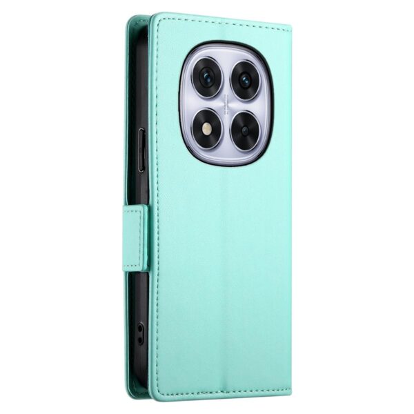 Xiaomi Redmi Note 15 Pro 4G Side Buckle Magnetic Frosted Leather Mint Green-Θήκη Βιβλίο