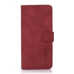 Khazneh Xiaomi Redmi Note 15 Pro 4G Matte Texture Leather Red-Θήκη Βιβλίο
