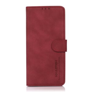 Khazneh Xiaomi Redmi Note 15 Pro 4G Matte Texture Leather Red-Θήκη Βιβλίο