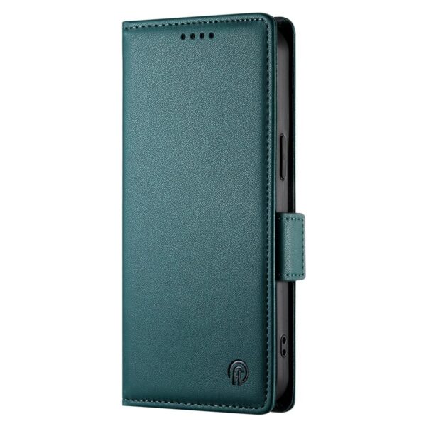 Xiaomi Redmi Note 15 Pro 4G Side Buckle Magnetic Frosted Leather Dark Green-Θήκη Βιβλίο